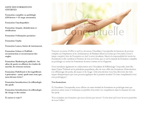 Alternative view of Dépliants Académie Conceptuelle FR (x 50)